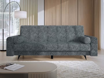 Aurvin 3-seters sovesofa - grå - Møbler - Sofaer - Sovesofaer - 3 seters sovesofa