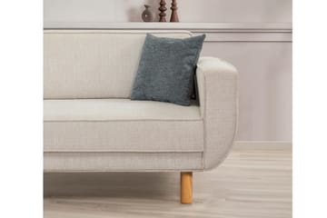 Austen 3-seters Sovesofa 66x189 cm i Stoff - Kremhvit - Møbler - Sofaer - Sovesofaer - 3 seters sovesofa