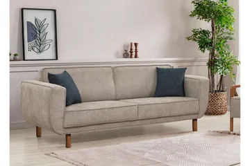 Austen 3-seters Sovesofa - Grå - Møbler - Sofaer - Sovesofaer - 3 seters sovesofa