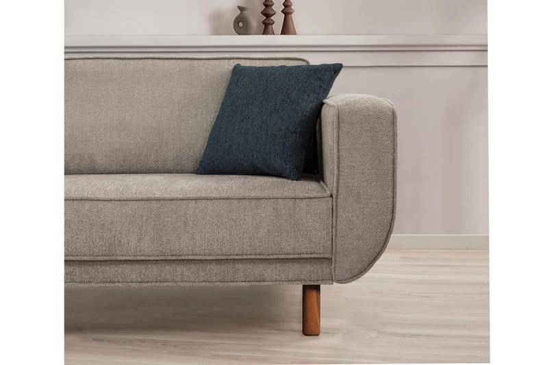 Austen 3-seters Sovesofa - Grå - Møbler - Sofaer - Sovesofaer - 3 seters sovesofa