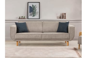 Austen 3-seters Sovesofa - Grå - Møbler - Sofaer - Sovesofaer - 3 seters sovesofa