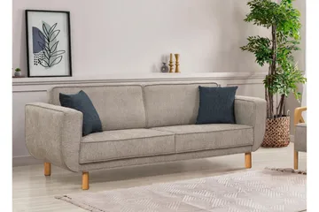 Austen 3-seters Sovesofa - Grå - Møbler - Sofaer - Sovesofaer - 3 seters sovesofa