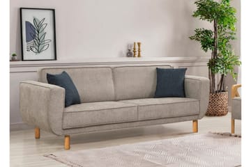 Austen 3-seters Sovesofa - Grå - Møbler - Sofaer - Sovesofaer - 3 seters sovesofa
