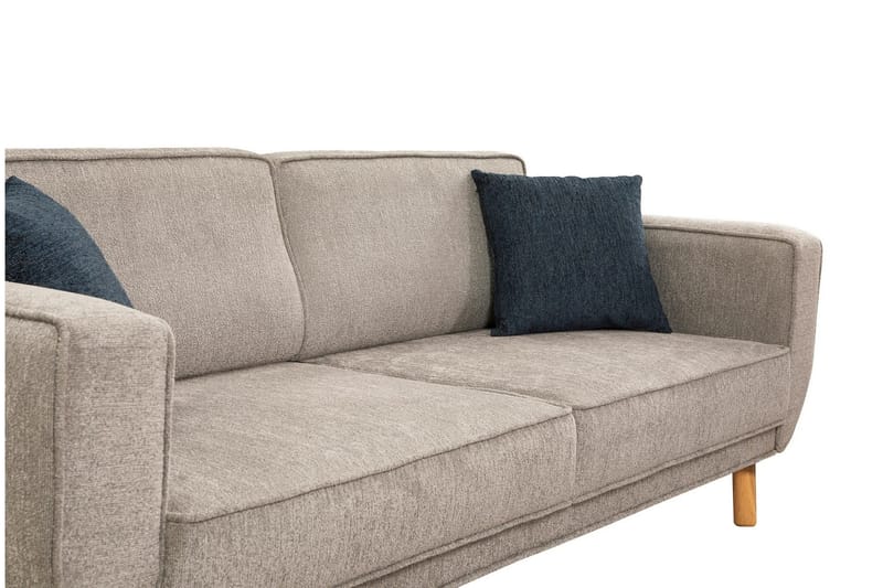 Austen 3-seters Sovesofa - Grå - Møbler - Sofaer - Sovesofaer - 3 seters sovesofa