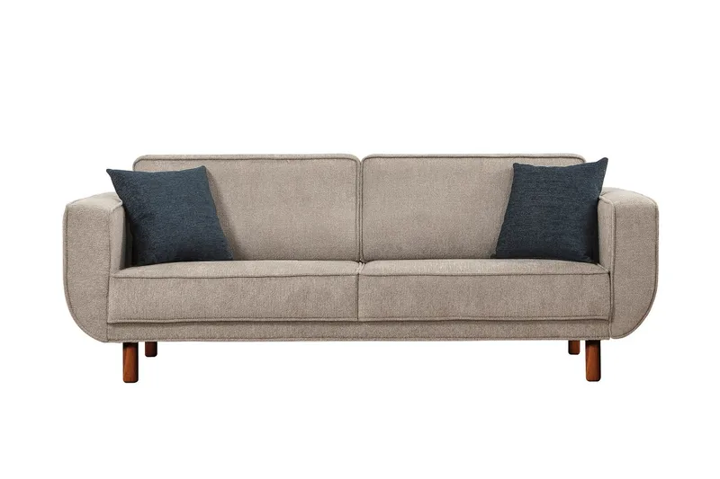 Austen 3-seters Sovesofa, Grå