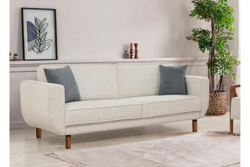 Austen 3-seters Sovesofa - Krem - Møbler - Sofaer - Sovesofaer - 3 seters sovesofa