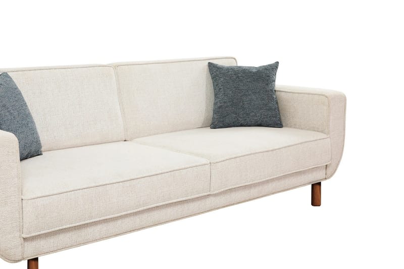 Austen 3-seters Sovesofa - Krem - Møbler - Sofaer - Sovesofaer - 3 seters sovesofa