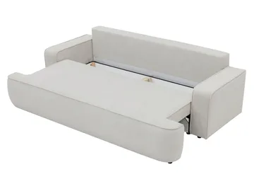 Avignon 3-seters Sovesofa 147x208 cm med Oppbevaring i Bouclé - Grå - Møbler - Sofaer - Sovesofaer - 3 seters sovesofa