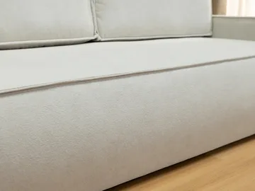 Avignon 3-seters Sovesofa 147x208 cm med Oppbevaring i Bouclé - Grå - Møbler - Sofaer - Sovesofaer - 3 seters sovesofa