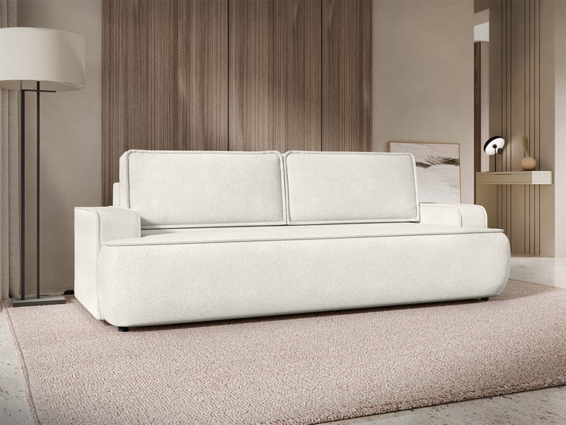 Avignon Sovesofa 3-seter - Hvit - Møbler - Sofaer - Sovesofaer - 3 seters sovesofa