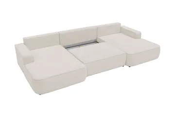 Avignon Sovesofa Dubbeldivan 5-sits - Beige - Møbler - Sofaer - Sovesofaer - U sovesofa