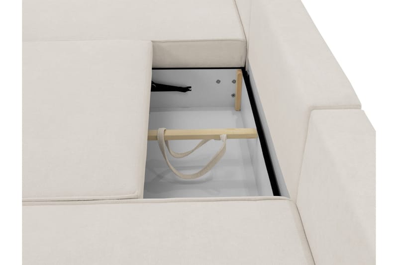 Avignon Sovesofa Dubbeldivan 5-sits - Hvit - Møbler - Sofaer - Sovesofaer - U sovesofa