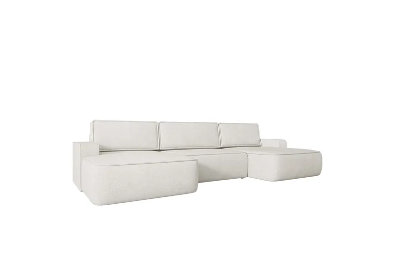 Avignon Sovesofa Dubbeldivan 5-sits, Hvit