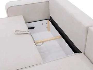 Avignon Sovesofa med sjeselong 3-seter - Beige - Møbler - Sofaer - Sovesofaer - Sovesofa divan