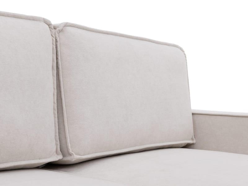 Avignon Sovesofa med sjeselong 3-seter - Beige - Møbler - Sofaer - Sovesofaer - Sovesofa divan