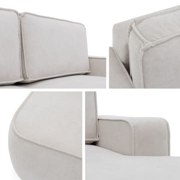 Avignon Sovesofa med sjeselong 3-seter - Beige - Møbler - Sofaer - Sovesofaer - Sovesofa divan