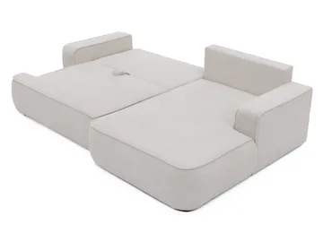 Avignon Sovesofa med sjeselong 3-seter - Beige - Møbler - Sofaer - Sovesofaer - Sovesofa divan