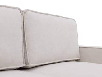 Avignon Sovesofa med sjeselong 3-seter - Hvit - Møbler - Sofaer - Sovesofaer - Sovesofa divan