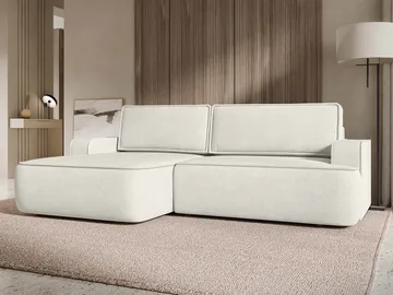 Avignon Sovesofa med sjeselong 3-seter - Hvit - Møbler - Sofaer - Sovesofaer - Sovesofa divan
