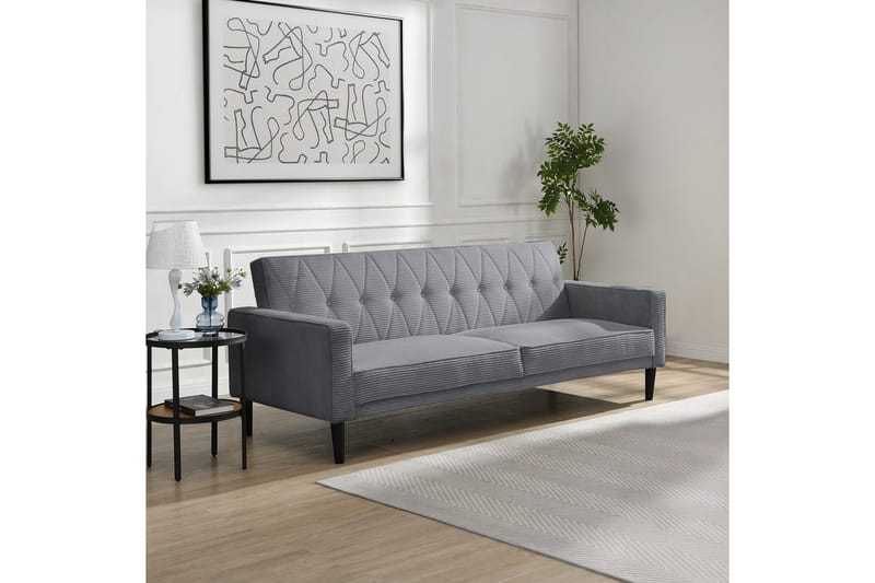 Avon Sovesofa 3-seter - Grå - Møbler - Sofaer - Sovesofaer - 3 seters sovesofa