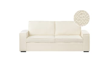 Bäddsoffa Beliani Vuokatti Brun White - Møbler - Sofaer - Sovesofaer - 2 seters sovesofa