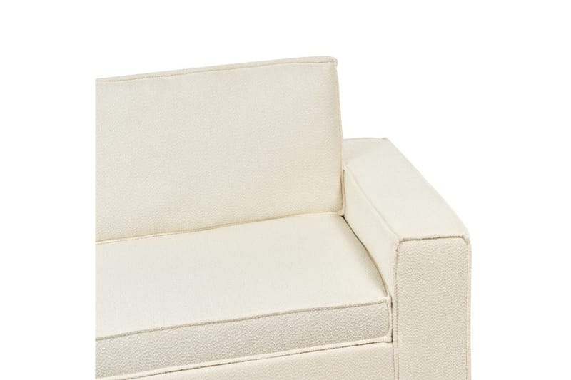 Bäddsoffa Beliani Vuokatti Brun White - Møbler - Sofaer - Sovesofaer - 2 seters sovesofa