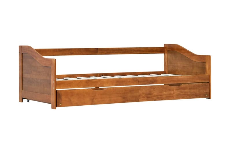 Bäddsoffa ram furu honungsbrun 90x200 cm - Møbler - Sofaer - Sovesofaer - Langsgående sovesofa