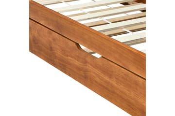 Bäddsoffa ram furu honungsbrun 90x200 cm - Møbler - Sofaer - Sovesofaer - Langsgående sovesofa