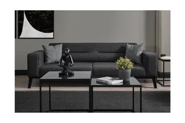 Banjo 4-seters Sovesofa - Antrasitt - Møbler - Sofaer - Sovesofaer - 4 seters sovesofa