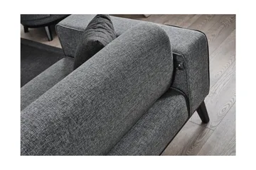 Banjo 4-seters Sovesofa - Lysegrå - Møbler - Sofaer - Sovesofaer - 4 seters sovesofa