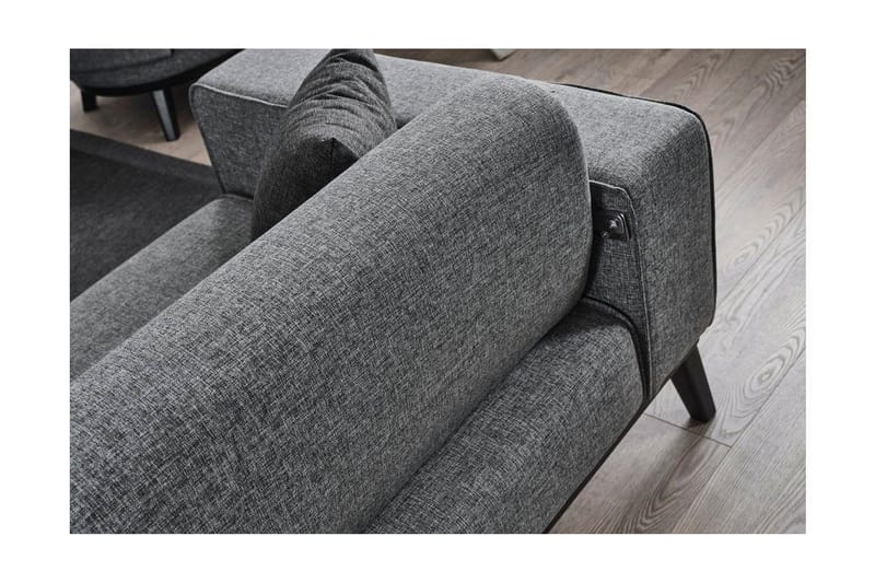 Banjo 4-seters Sovesofa - Lysegrå - Møbler - Sofaer - Sovesofaer - 4 seters sovesofa