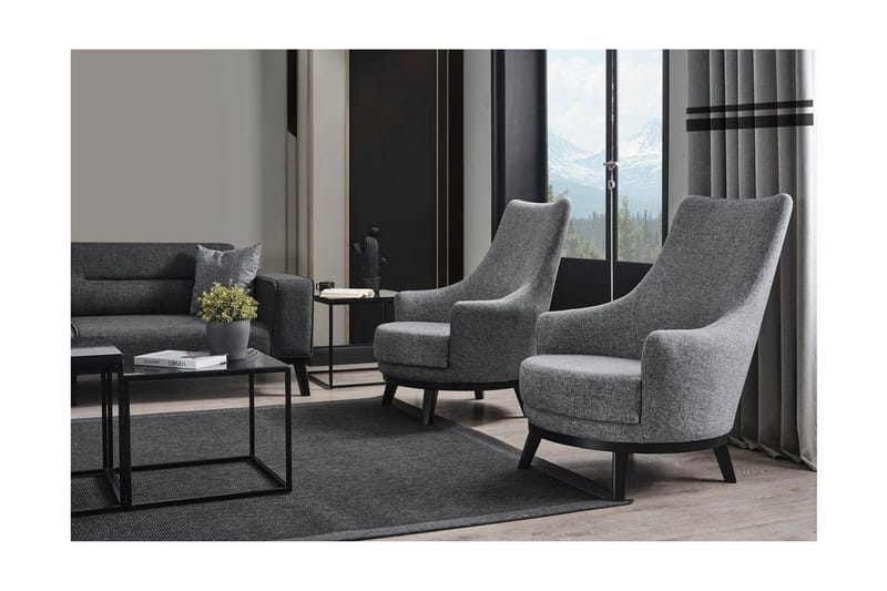 Banjo 4-seters Sovesofa - Lysegrå - Møbler - Sofaer - Sovesofaer - 4 seters sovesofa