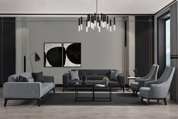 Banjo 4-seters Sovesofa - Lysegrå - Møbler - Sofaer - Sovesofaer - 4 seters sovesofa