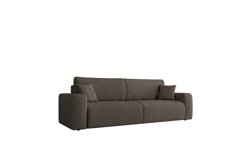 Barile Sovesofa 3-seter i Plysj, Grå
