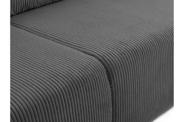 Barile Sovesofa 3-seter i Plysj - Hvit - Møbler - Sofaer - Sovesofaer - 3 seters sovesofa