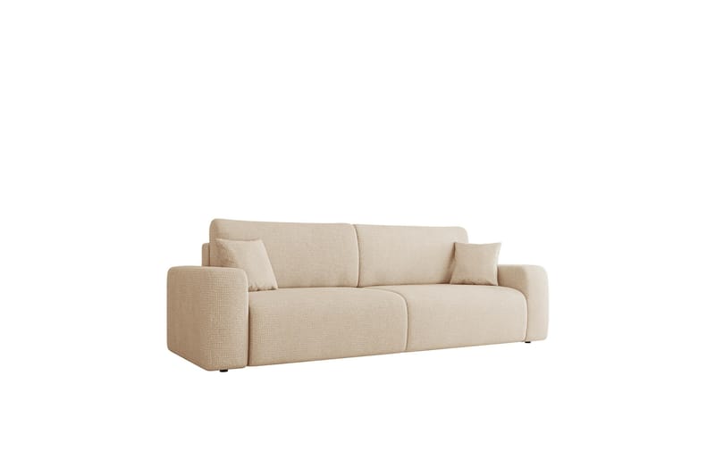 Barile Sovesofa 3-seter i Plysj, Beige