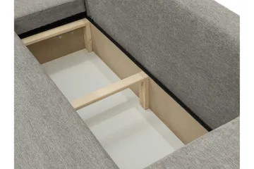 Barile Sovesofa med Sjeselong 3-seter i Plysj - Beige - Møbler - Sofaer - Sovesofaer - Sovesofa divan