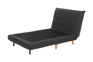 Bascas 1-seter Rektangulær Utrekkbar Sammenleggbar Sovesofa i Stoff - Grå - Møbler - Sofaer - Sovesofaer - Forovervendt sovesofa