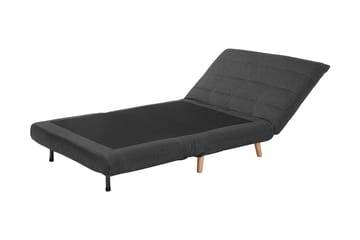 Bascas 1-seter Rektangulær Utrekkbar Sammenleggbar Sovesofa i Stoff - Grå - Møbler - Sofaer - Sovesofaer - Forovervendt sovesofa