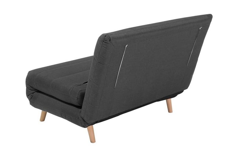 Bascas 1-seter Rektangulær Utrekkbar Sammenleggbar Sovesofa i Stoff - Grå - Møbler - Sofaer - Sovesofaer - Forovervendt sovesofa