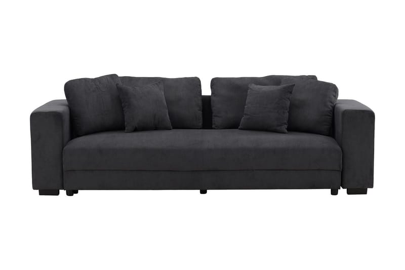Bellman 3-seters Rektangulær Sovesofa i Kordfløyel - Antrasitt - Møbler - Sofaer - Sovesofaer - Forovervendt sovesofa