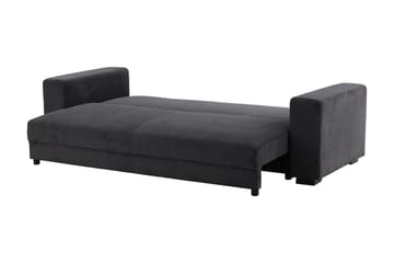 Bellman 3-seters Rektangulær Sovesofa i Kordfløyel - Antrasitt - Møbler - Sofaer - Sovesofaer - Forovervendt sovesofa