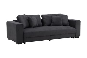 Bellman 3-seters Rektangulær Sovesofa i Kordfløyel - Antrasitt - Møbler - Sofaer - Sovesofaer - Forovervendt sovesofa