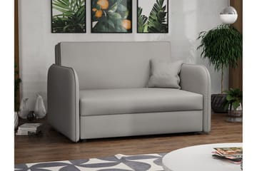 Bensbyn 2-seter Utrekkbar Sovesofa med Oppbevaring i Stoff - Grå - Møbler - Sofaer - Sovesofaer - 2 seters sovesofa