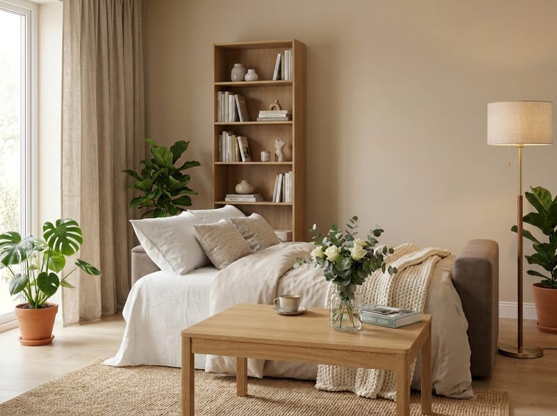 Bergen Ekstra dyp, 3-seters sovesofa med oppbevaring - Brun - Møbler - Sofaer - Sovesofaer - 3 seters sovesofa