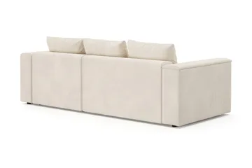 Bergen Ekstra dyp, 3-seters sovesofa med vendbar sjeselong og oppbevaring i manchester - Beige - Møbler - Sofaer - Sovesofaer - Sovesofa divan