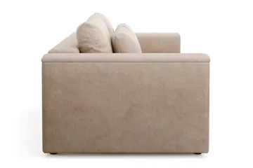 Bergen Ekstra dyp, framoverutslått 3-seters sovesofa med oppbevaring - Beige - Møbler - Sofaer - Sovesofaer - 3 seters sovesofa