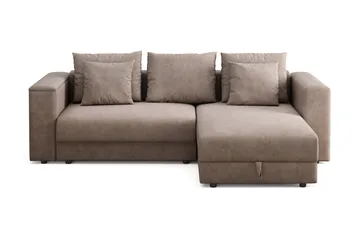 7 cm myk/medium memoryskum, trykkavlastende, med vaskbart trekk - Beige