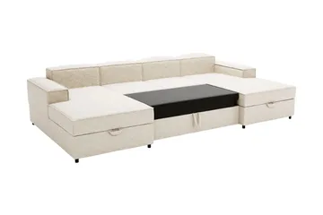 Bizantine Sovesofa Dobbel Divan 4-Seter - Møbler - Sofaer - Sovesofaer - U sovesofa