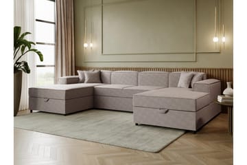 Bizantine Sovesofa Dobbel Divan 4-Seter - Møbler - Sofaer - Sovesofaer - U sovesofa